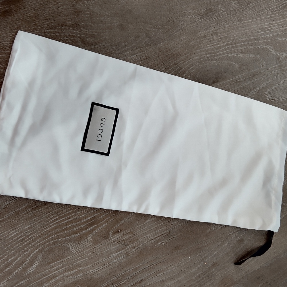 Gucci dust cover drawstring bag